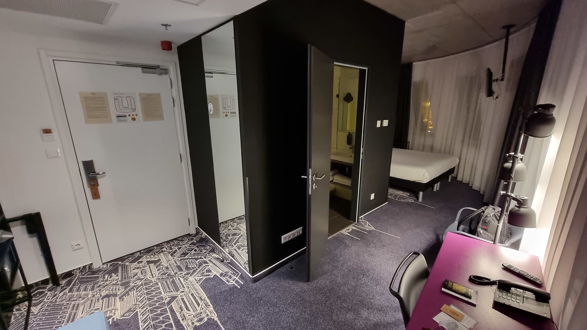Room 304 at the Ibis Styles hotel at Budapest Airport