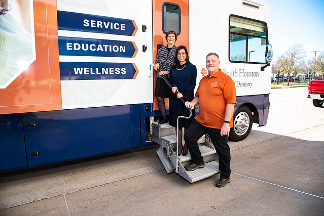 Dental Van Ribbon Cutting