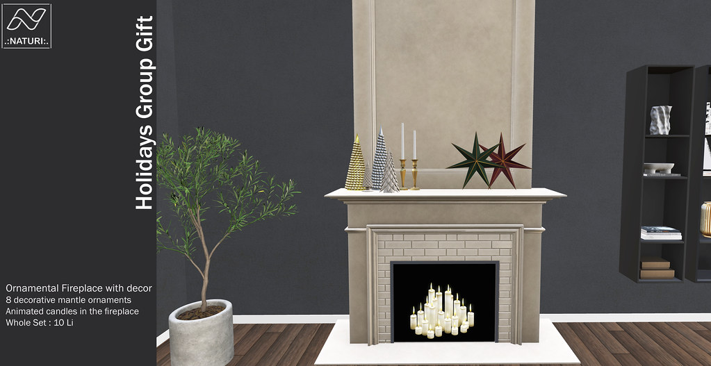 Holidays Group Gift – Ornamental Fireplace