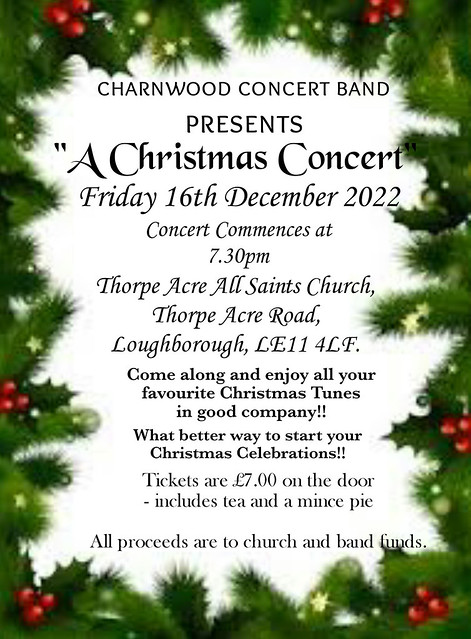Charnwood Concert Band - 16 December 2022