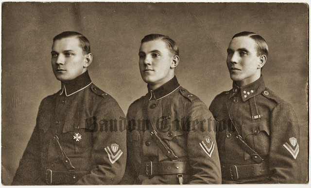 Estonian Officers of the Kalev Infantry Batallion circa 1920-1922 - Estonian War of Independence
