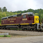 10-5-21, Ohio Central SD40-2 4024 At Coshocton, OH.