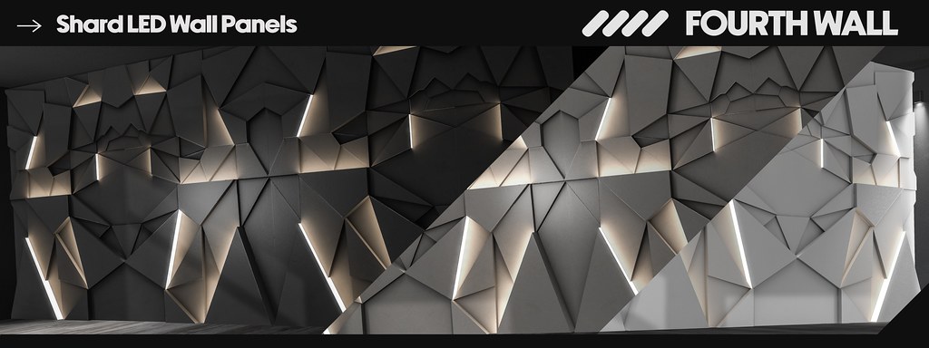 Fourth Wall – Shard LED Wall Panels @ ｅｑｕａｌ１０