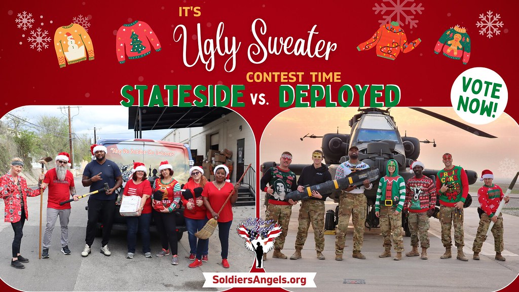 Ugly Sweater Contest: Stateside vs. Deployed 2022