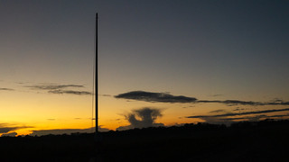 Flagpole at Sunset