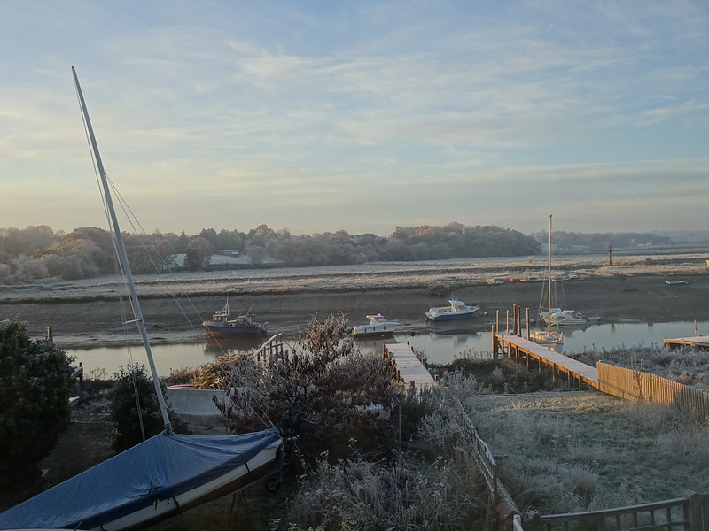 Very frosty start to Sunday, Wivenhoe