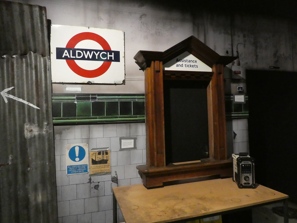 Former ticket office window, London Transport Museum