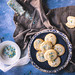Lemon Shortbread Cookies with Lemon Icing and Sprinkles