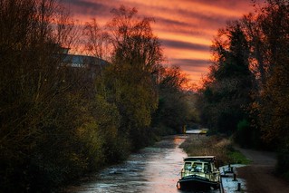 Basingstoke Canal Sunset