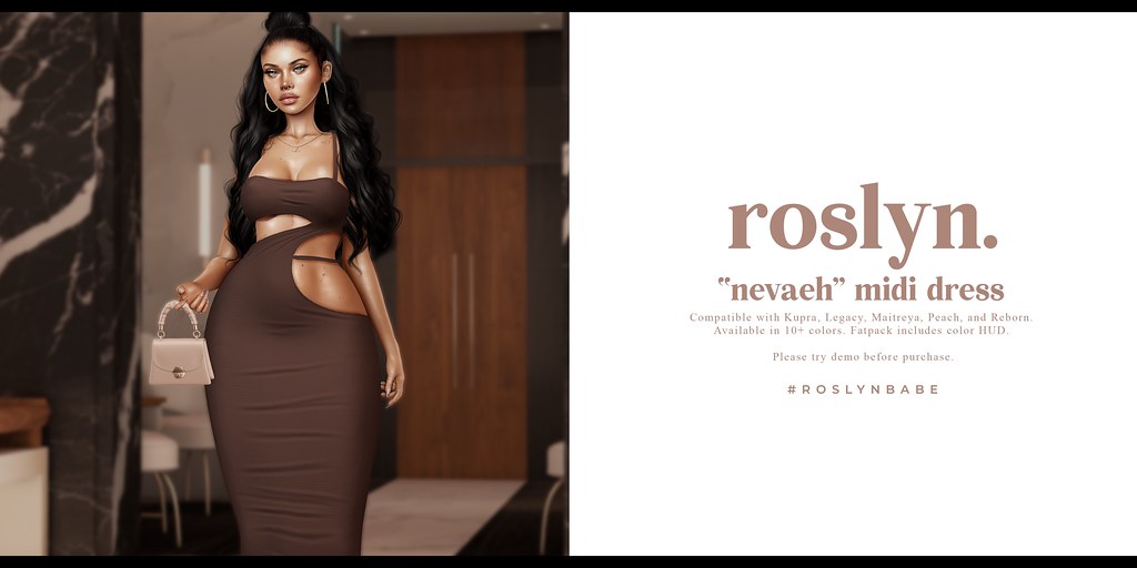 roslyn. "Nevaeh" Midi Dress @ Tres Chic // GIVEAWAY!