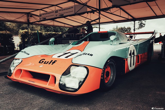 The Gulf-Mirage GR8 driven by Jacky Icks and Derek Bell