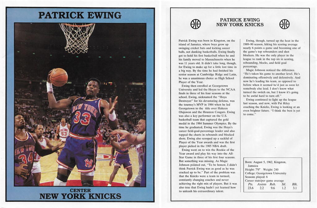 1992 East End Publishing Superstarss Album Poster - Ewing, Patrick