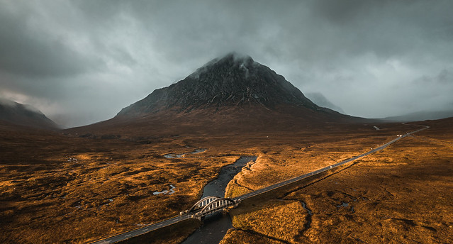 Buachaille Etive Mor by Drone