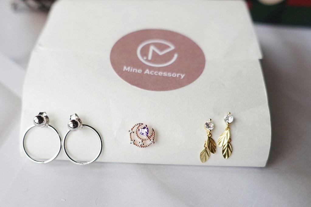 Mine Accessory耳環推薦,Mine Accessory 飾品,戒指,手鍊,純銀飾品