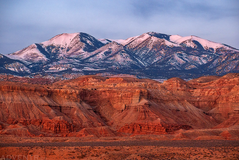 The Henry Mountains at Dawn