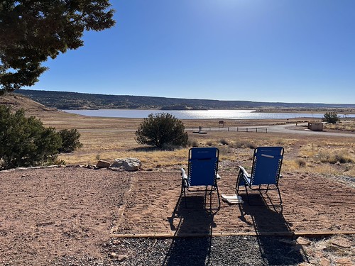 Good Morning from Lyman Lake State Park by John Jay Howard, After watching the beautiful sunrise, we’re making coffee and getting ready for a nice lounge while 