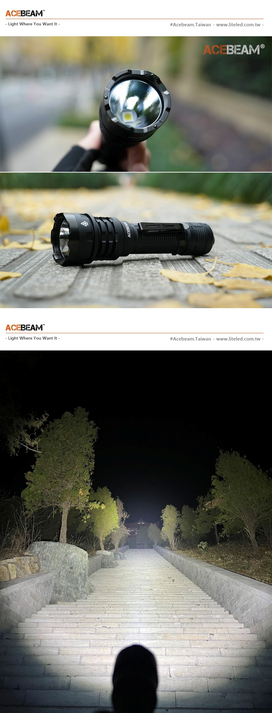 2【錸特光電】ACEBEAM P18 5000流明 629米 超遠射 戰術手電筒 CREE SFT40 LED  USB-C充電 21700鋰電池 ACEBEAM台灣總代理 代理商 台灣現貨 tactical flashlight  (11)-down