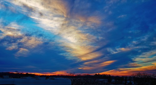 Another Gaithersburg Sunset by greensteves, From the sixth floor of Hilton Homewood Suites, Gaithersburg, Maryland.