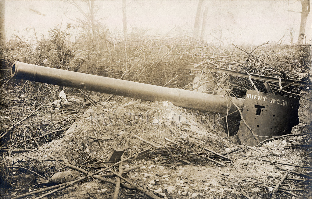 Cannon captured by German army at Verdun