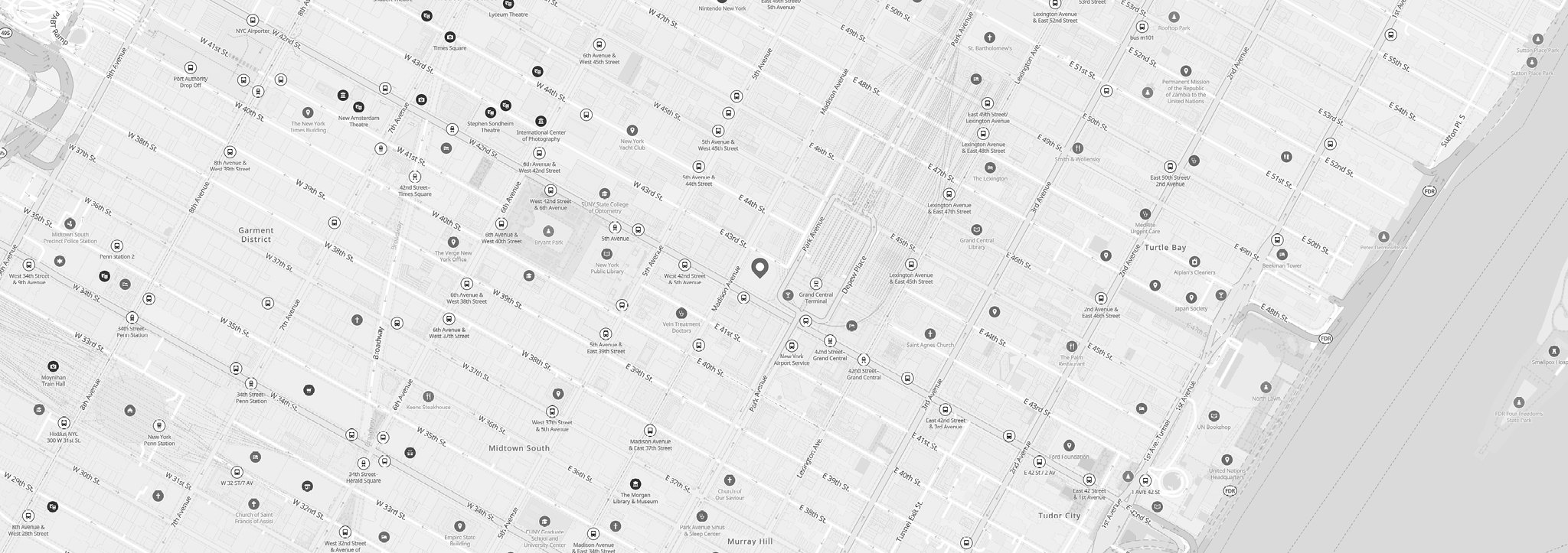 Map - SUMMIT One Vanderbilt - New York, NY