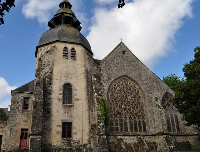 Eglise gothique Notre-Dame des Carmes, 1383-1406, Pont l'Abbé, Pays bigouden, Finistère, Bretagne.