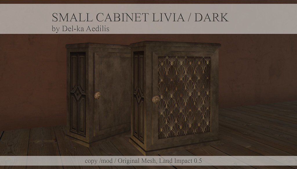 Small Cabinet Livia Dark