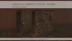 Small Cabinet Livia Dark