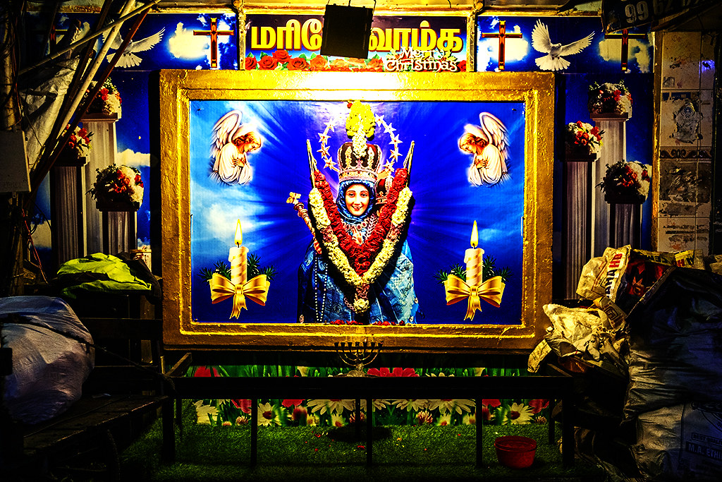Virgin Mary shrine at Kapura and VV Koil on 12-20-22--Chennai copy