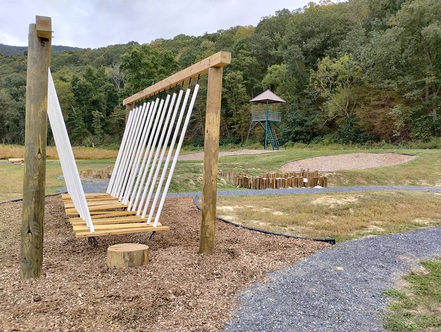 playground and outdoor classroom at Seven Bends State Park