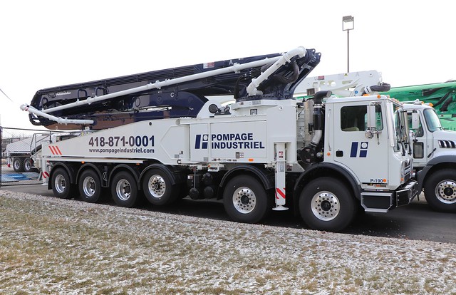 Pompage Industriel Inc. Concrete Pumping Truck