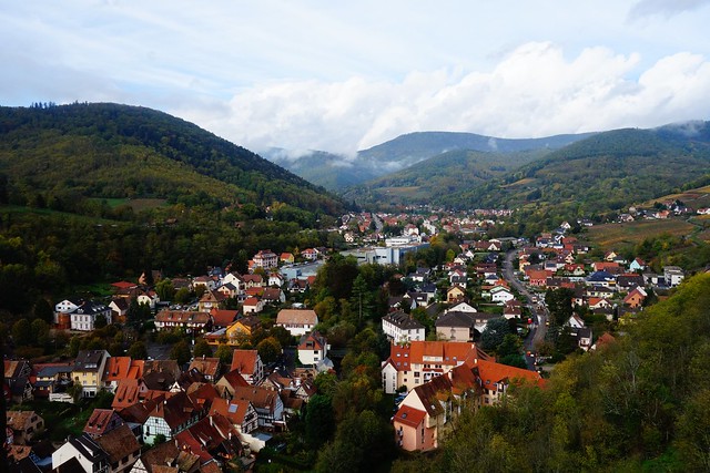 View from Kaysersberg Castle - Kaysersberg, Alsace, France