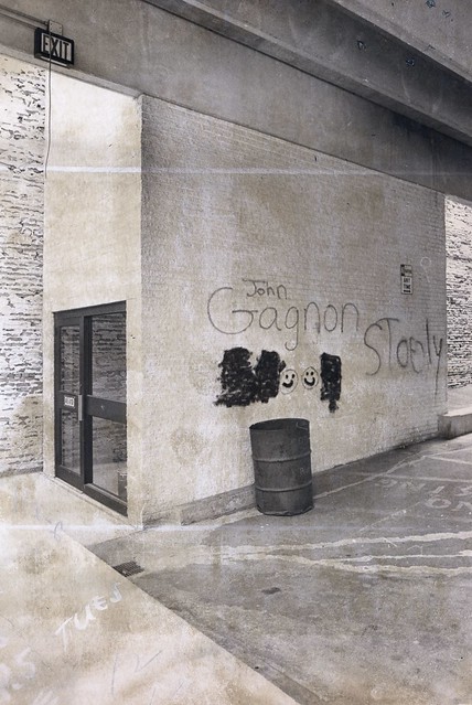 Downtown - Parking Garage - Graffitti - Stairwell entrance - Feb 2nd 1981