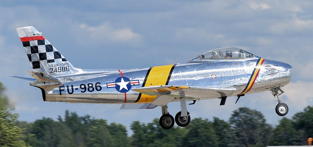 North American F-86 Sabre 24986 N188RL FU-986  USAF 52-4986