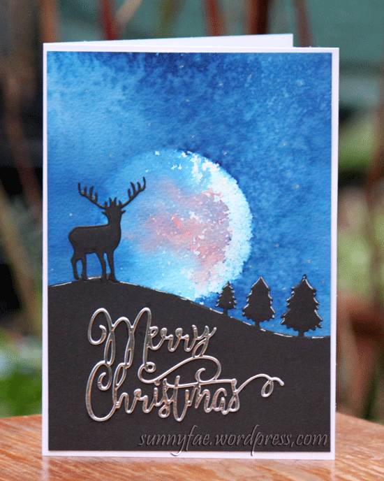 deer christmas card 2022