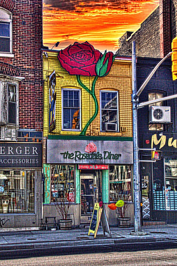 Rosedale Diner - Photo  April 2004 - 1164 Yonge Street, Toronto, ON, Canada, Ontario