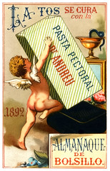 La Tos se cura con la Pasta Pectoral, Dr. Andreu, 1892