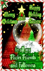 Merry Christmas To You Flickr! Wombo Dream Image with Text