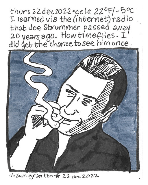 Journal Comic, 22 Dec 2022: Joe Strummer