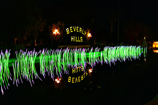 Glowing Reeds Show at the Lily Pond