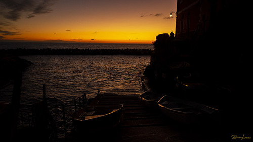 Sunset at Riomaggiore
