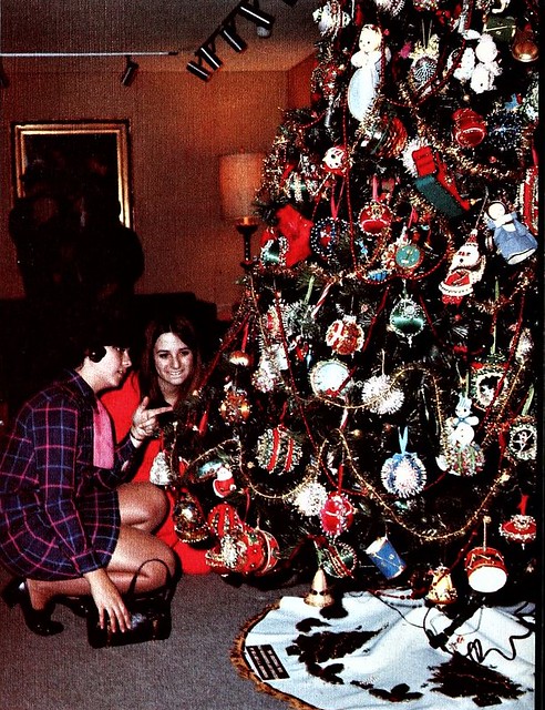 Christmas Tree  in 1971 at Loyola University Chicago