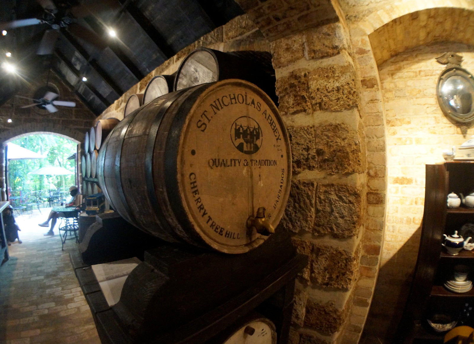 Rum Barrel at Saint Nicholas Abbey