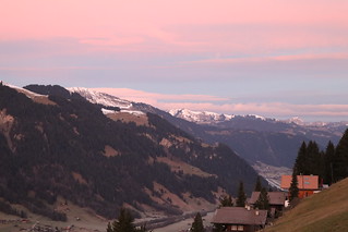 Sunrise over the Bernese Alps