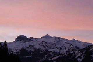 Sunrise over the Bernese Alps