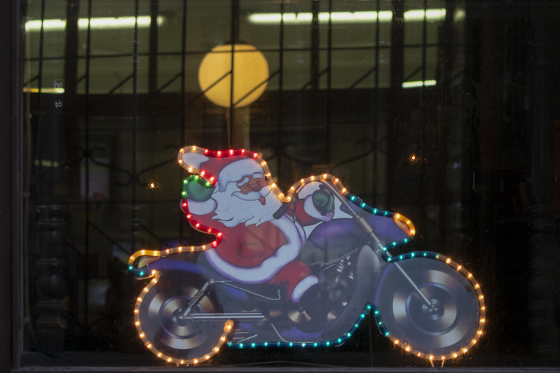 Motorycle Santa