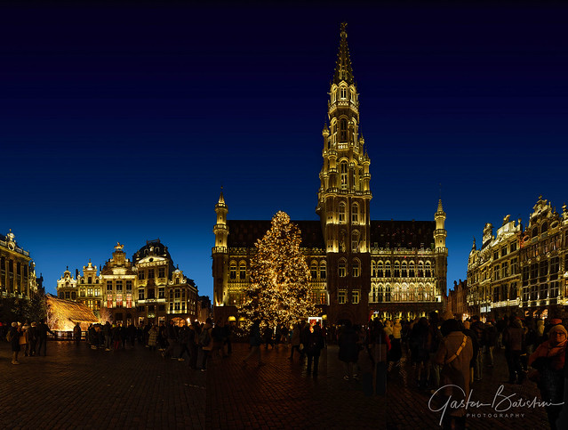 Christmas, Great market, Brussels, Belgium