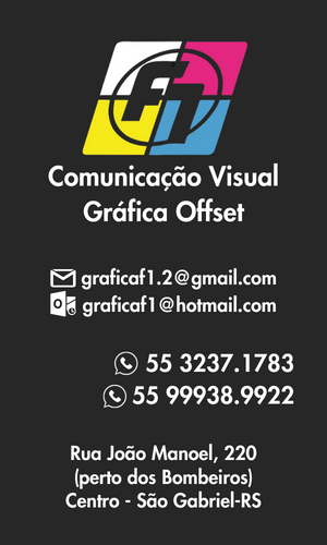 Gráfica F1 - Comunicação Visual e Gráfica Offset com qualidade e bom preço!