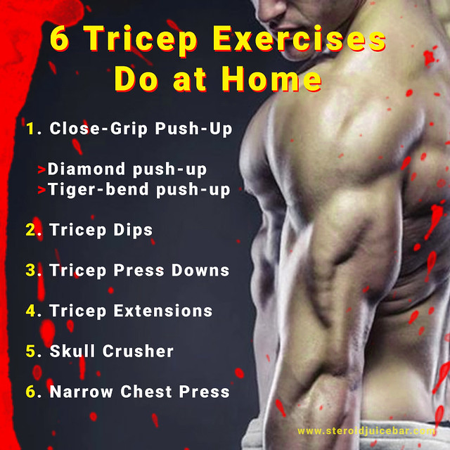 6 Tricep Exercises (Home)