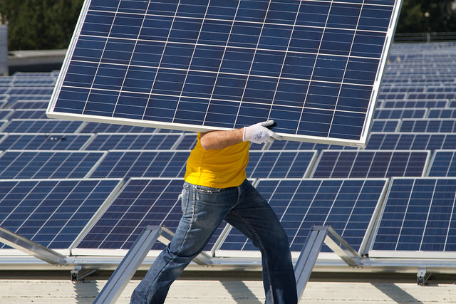 太陽光電。圖片來源：綠色和平提供Jonas Scheu