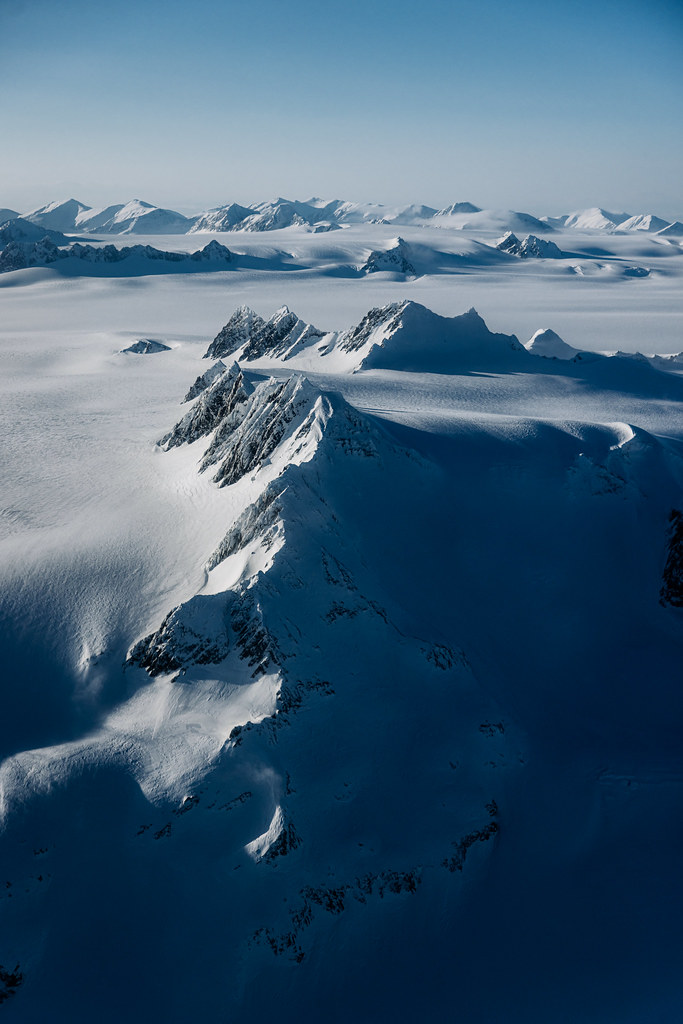 Harding Icefield Kenai Peninsula Alaska - Aerial Photography